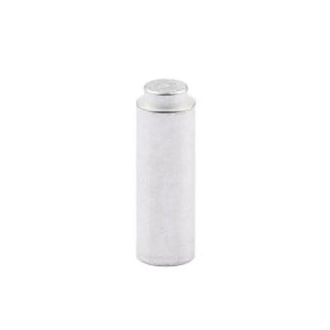 10 Pcs SMD Round Nut Connectors M2.5x15 PCB Mount Brass Surface Mount Workhorse Columns With Matte Tin Finish, visible from an angle.