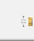 DEWALT 3-piece countersink drill bit set (#6, #8, #10) in yellow packaging