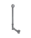 Heavy Duty 17 Gauge Lift And Turn Bath Drain And Overflow Fixture Oil Rubbed Bronze for center drain tubs, detailed view.