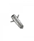 Waterjet pump head, metal dual-port component for waterjet cutting machines