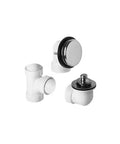 No Fuss Slick Swap Deluxe Lift And Turn Valve Assembly Heavy Duty Abs Half Kit with Chrome Trim for Tub Faucet