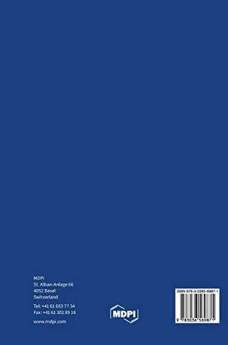 Book back cover in blue with MDPI logo and barcode visible