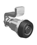 Key-Operated Vise-Action Compression Latch With Adjustable Grip For.125 To.250 Inch Range Single Hole Mount Zinc Alloy