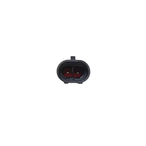 Durable Electric Coolant Water Pump TA50E R12 2302 connector viewed from the front, featuring dual pins for electrical connection.