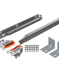 Blum Tandem Plus BLUMOTION Concealed Undermount Drawer Runner Kit (6 Pack), 21-Inch, Full Extension, Soft-Close, Steel