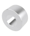 One Inch Aluminum Spacer For Fast No Fuss Mounts With Half Inch Inner Diameter Round Standoff Unthreaded Bushing Plain Finish