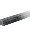 Step Key Stock 1/4 By 5/16 By 12 Inch 1 Each Grey Metal, close-up of metal strip for step assembly and industrial use