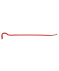 Pro Grade Beefy Heavy Duty 42 Inch Pry Bar in spring steel with precision ground edge and beveled ends, side view