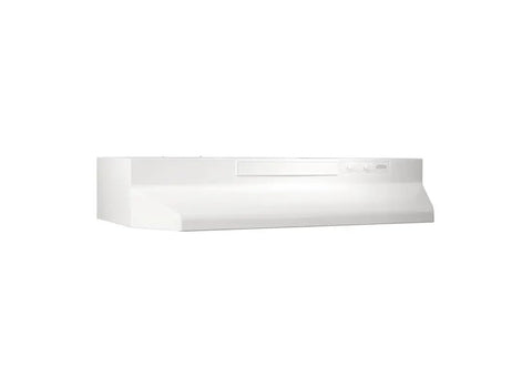 Under Cabinet 30 Inch Convertible Range Hood Insert With Light Two Speed Exhaust Fan Four Way Venting Easy Switches White