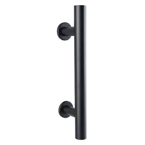 Matte Black Barn Door Pull And Flush Mounted Handle Set For Sliding Interior Doors Includes Hardware One Pack Durable Interior Barn Door Handle Kit