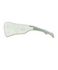 Heavy Duty Polycarbonate Safety Glasses With Scratch Resistant Clear Lenses Shield Eyes From Splashes And Debris Built Damn Tough For Rugged Job Sites In Massive Bulk side view showing transparent frame.