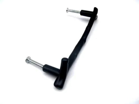 Black Zinc Alloy Twig Branch Cabinet Knobs 96mm Center To Center 120mm Overall Length with screws