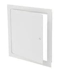 Heavy Duty 16 X 24 Inch Drywall Access Panel Features Slick Prime Coated Steel Construction With Tight One Inch Flange And Hella Secure Screwdriver Latches Delivering No Sweat Wall Maintenance, showing a white access panel.
