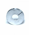Silver metal circular 87K intensifier check-valve lapping tool for waterjet pump assembly