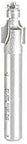 Carbide Tipped Miniature Corner Rounding Bit Radius One Sixteenth Diameter Five Sixteenths Cutting Height Five Sixteenths