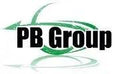 PB Group logo with green arrow design