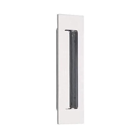 Emtek Modern Rectangular Flush Pull Handle 1-3/4 Inch By 6 Inch Satin Nickel Finish for cabinets and doors