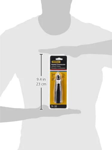 General Tools 196 short-length hand reamer and countersink, 3/4 in, front view