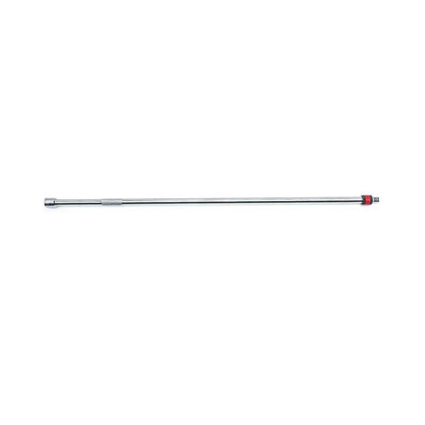 Locking Extension For Three Eighths Inch Drive Twenty Four Inch Length Knurled Non Slip Grip Bright Chrome Finish