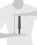 Mini Blender Tamper 9.75 Inches Grey No Hassle Tool Presses Ingredients Into Blades For Thick And Frozen Blends with size comparison