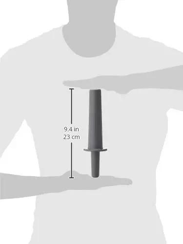 Mini Blender Tamper 9.75 Inches Grey No Hassle Tool Presses Ingredients Into Blades For Thick And Frozen Blends with size comparison