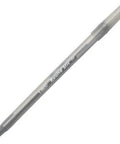 BIC Round Stic black ballpoint pen with frosted cover, smooth gliding ink, perfect for school and office use.