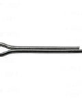 Steel Cotter Pins 1/8 X 1-1/4 Inch Zinc Plated 100 Pack For Auto, Farm And Home Repairs, shown in close-up on white background.