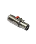 Rugged Metal EV Connector Plug With High Voltage Interlock Sheath Heavy Duty PL18X Automotive Wiring Safety Loop Plug And Go Pro Grade Electric Vehicle Cable Link For Bulletproof Road Ready Power Transfer, close-up view.