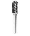 Quarter Inch SC1L Ball Nose Cylinder Bur Double Cut Solid Carbide For Die Grinder Applications, ferrous and nonferrous metals