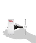 Milwaukee ice hardened hole saw with arbor, 4.8 in diameter (12 cm), front view