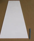 Virgin PTFE Sheet Three Eighths Inch Thick By Twelve By Forty Eight Inches Nonstick Material For High Temperature Applications Pro Grade