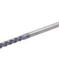 BestParts solid carbide long end mill with 4 flutes, AlTiN coating, 1/4 in cutting diameter, square end