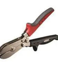 Beast Downspout Crimper Tool With Five Blades Nickel Plated Steel Heavy Duty Build Ergonomic Redline Handles Spring Actuated Levers