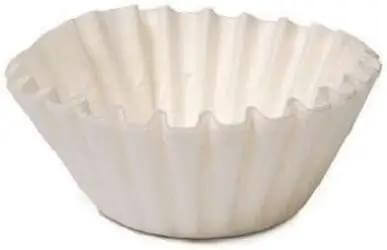White paper 12 cup large commercial coffee filter for BUNN basket style brewers pack of 500 premium quality for rich flavor