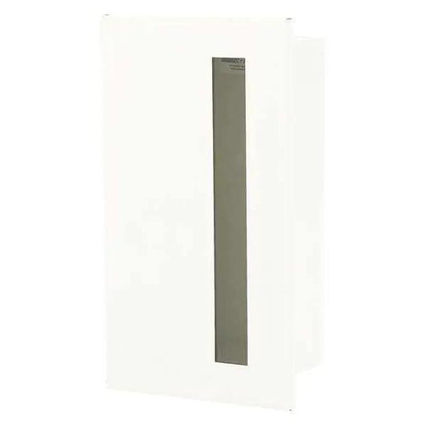 Top Shelf Recessed Fire Extinguisher Cabinet Built Tough Heavy Duty Steel Concealed Wall Mount shown in white finish.