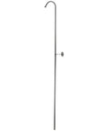 Tub To Shower Conversion Kit In Brushed Nickel 62 Inch Shower Riser 3/8 IPS Inlet Wall Bracket And Hardware Included Epic Upgrade For Your Bathtub To A Fresh Full Shower