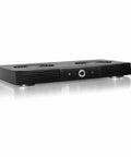 Quiet Cooling Fan System For Routers Modems And Consoles Featuring Silent Top Exhaust Build, 11.6x6.3x1.5in, black, dual fan setup.