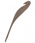 Brown Double Ended Threading Hook For Rigid Heddle And Table Looms, Easy Threading Tool Made From Durable Acetal Nylon, Snag Free Accessory.