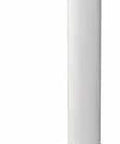Foot Lock Tub Drain Stopper in Brushed Nickel Finish Matches 1.5 Inch Bathtub Overflow PVC extension pipe for easy installation.