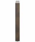 Side view of Adjustable V Shaped Dining Table Legs Set In Powder Coated Steel 80 Cm Tall with adjustable range for tables and desks.