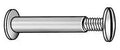 Pro Grade Solid Brass Binding Posts With Classic Truss Head For Electrical Wire Hookup Real Deal Panel Mount Hardware Kit Pack Of Twenty Five - side view of dull brass binding post