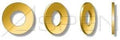 Bulk 9000 Pieces Size Six Flat Washers Silicon Bronze for Hardware and Fasteners, heavy duty bronze washers, corrosion resistant.