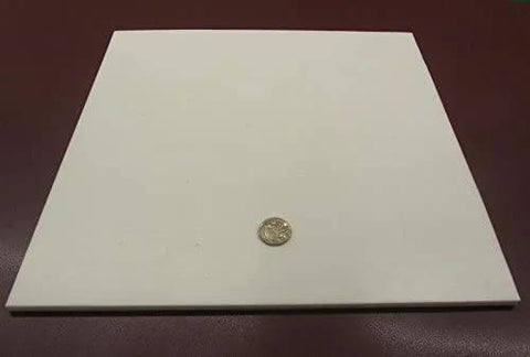 Virgin PTFE Sheet Quarter Inch Thick 12 By 12 Inches Nonstick High Purity Polytetrafluoroethylene for machining gaskets and seals