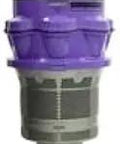 Premium Cyclone Vacuum Assembly Purple Dc14 Replacement Part OEM 908658-08 displayed vertically, showing design and parts.