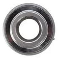 Front view of 1-1/4 Inch Stainless Steel Insert Bearing With Set Screw Locking, Greaseable, Wide Inner Race, Spherical Outer Race, MUC207-20 SUC207-20