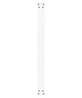 Rock Solid Adjustable Bar Table Legs 2 Pack Heavy Duty Powder Coated Steel Leveling Feet for Coffee Tables and Metal Furniture, vertical view.
