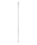 48 Inch Trailer Safety Chain With Three Eighths Inch S Hooks, Grade 30 Chain, Two Thousand Pound Break Strength For Towing