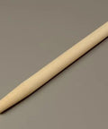 60-Inch Flo-Pac Tapered Wood Handle With Lacquered Hardwood For Standard Threaded Tools, shown in close-up on grey background