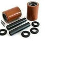 WP3000 Electric Pallet Jack Load Wheel Kit For Heavy Duty Pallet Trucks Truck Specific Replacement Wheels Durable Load Wheels Easy Install Includes Shown Parts Color May Vary