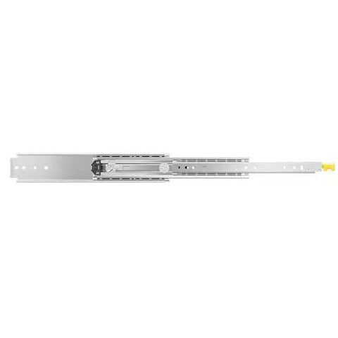 Beefy 60 Inch Heavy Duty Drawer Slides With Locking Full Extension Side Mount Ball Bearing Rails 500 Lb Capacity Galvanized Finish